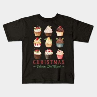 Christmas calories don't count Kids T-Shirt